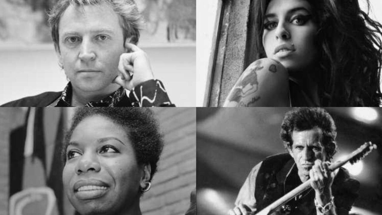 Andy Summers, Amy Winehouse, Nina Simone y Keith Richards.