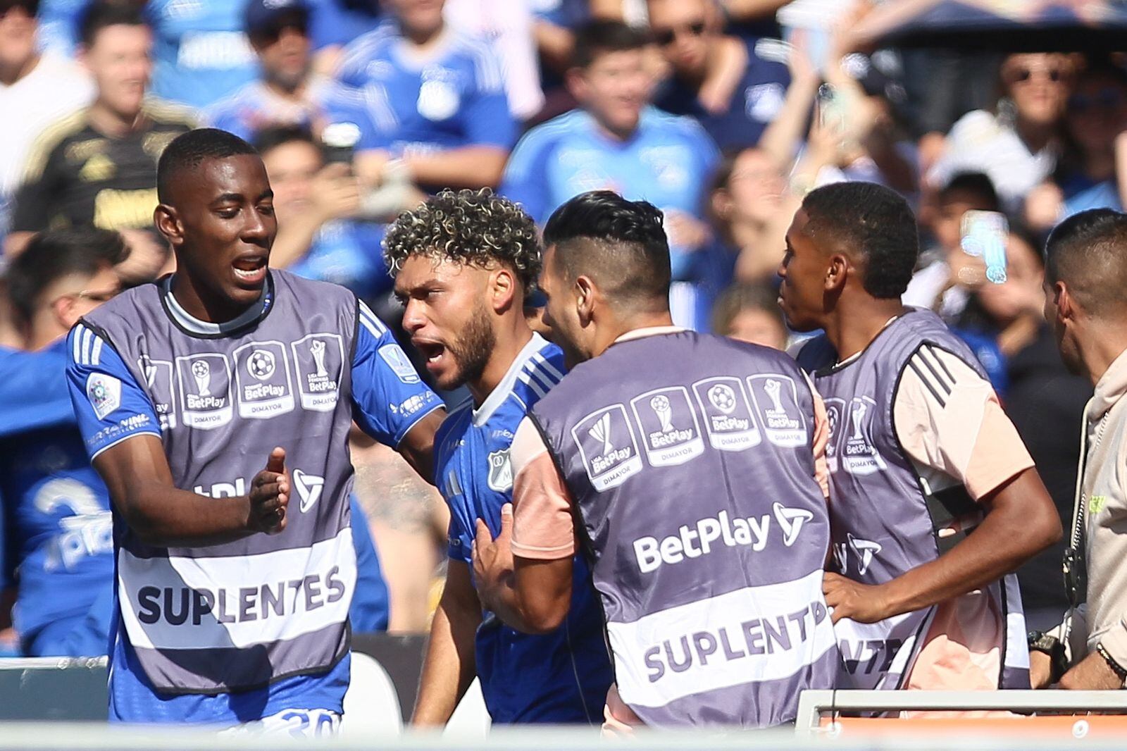 Millonarios enfrentó a Santa Fe en el estadio El Campín, en juego válido por la fecha 16 de la Liga BetPlay I 2026.