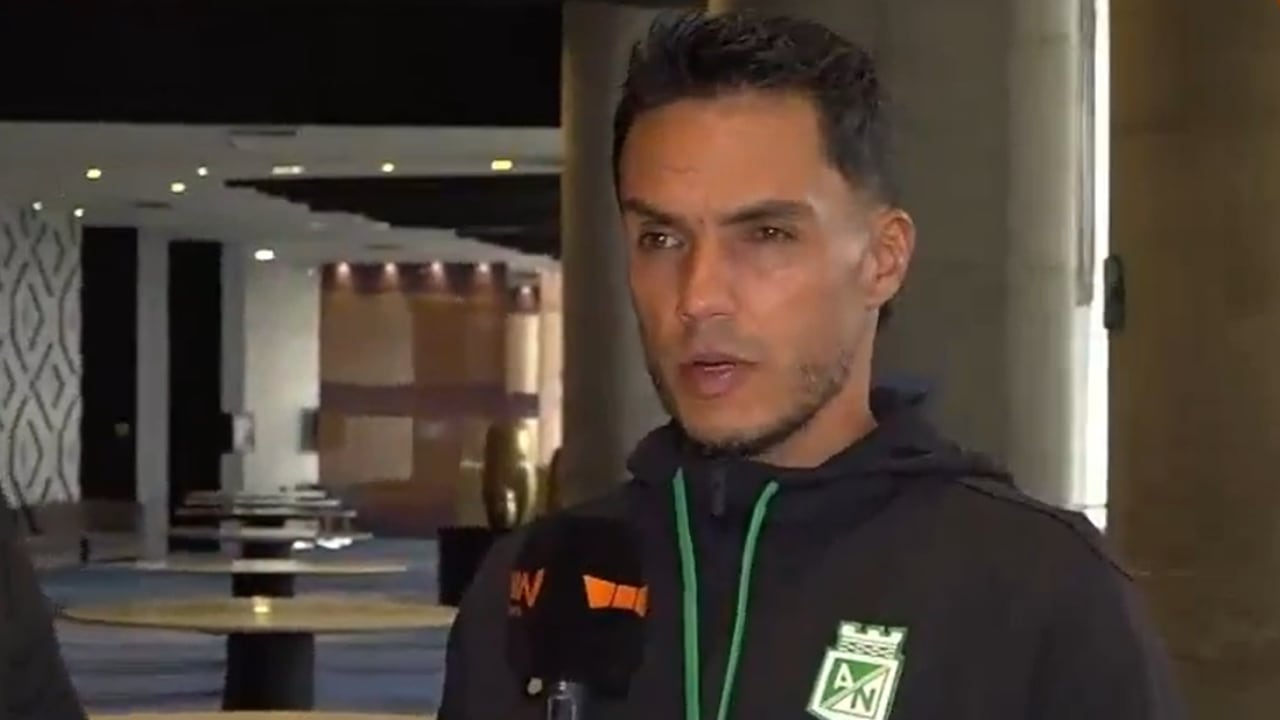 Lucas González, DT de Atlético Nacional.