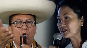 Roberto Sánchez y Keiko Fujimori