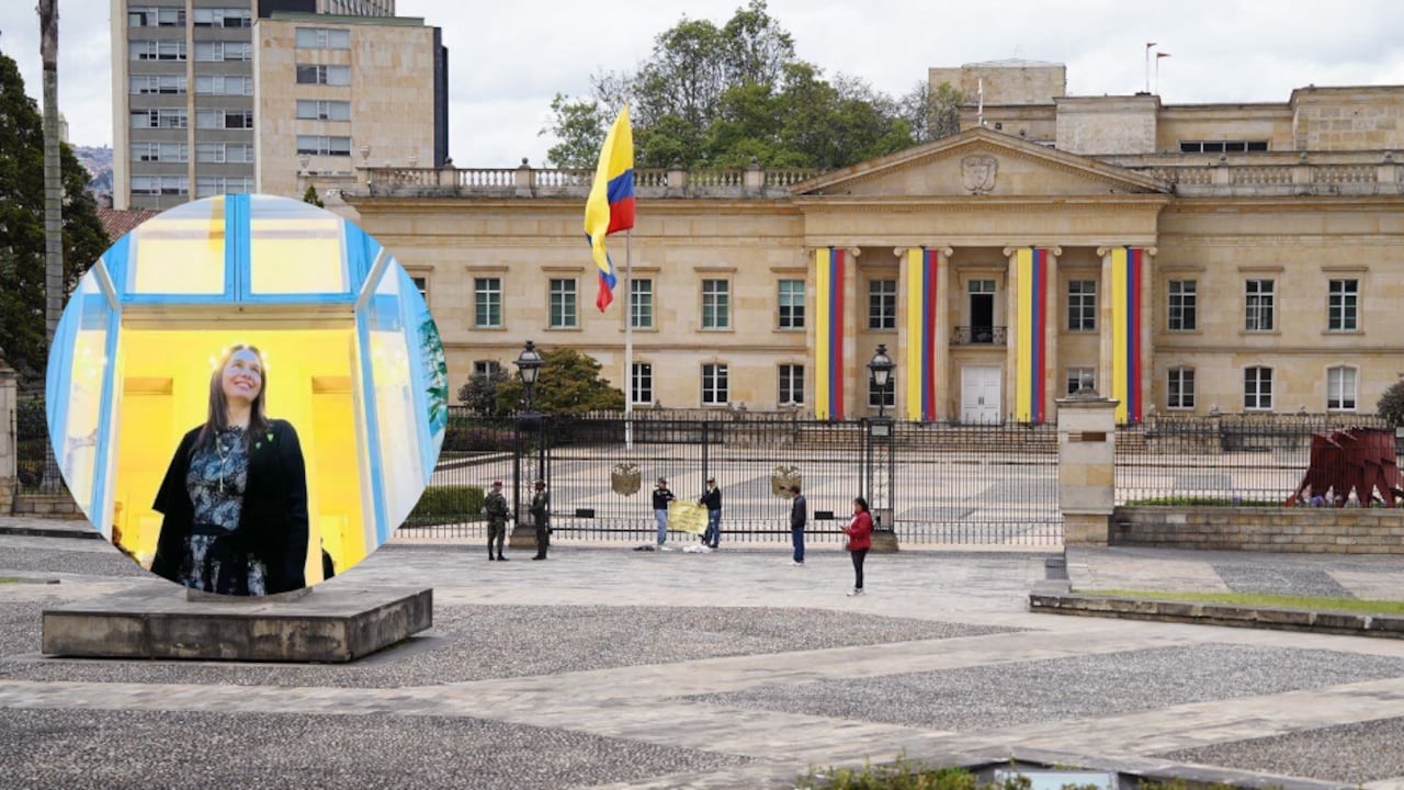 Carolina Plata y Casa de Nariño.