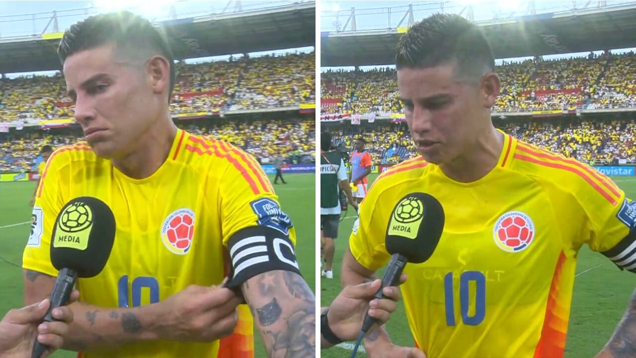 James Rodríguez habló tras el Colombia vs. Perú por eliminatorias sudamericanas.