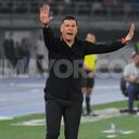 Juan Cruz Real durante el partido ante Once Caldas en el Metropolitano