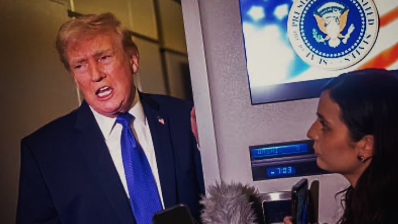 Donald Trump y Alejandra Jaramillo