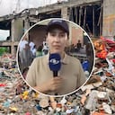 Erika Zapata mostró cruda realidad de víctimas del terremoto en Chocó.
