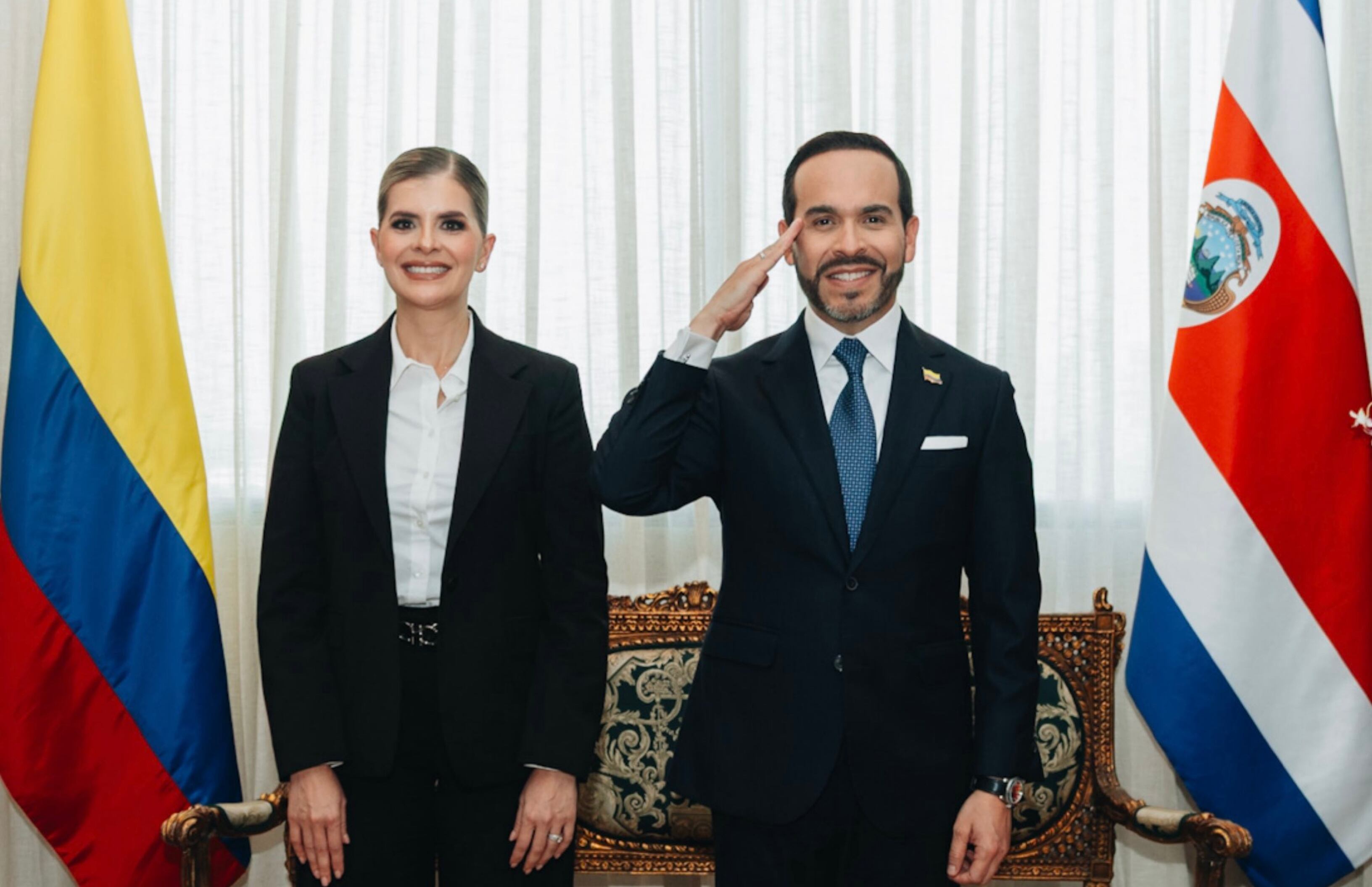Abelardo De La Espriella y Laura Fernández Delgado.