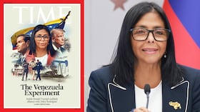 Delcy Rodríguez en la portada de la Revista Time