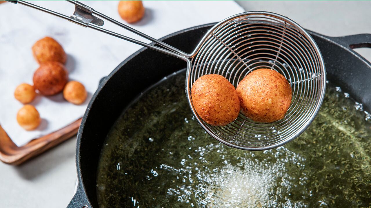 Los buñuelos son un plato insignia.