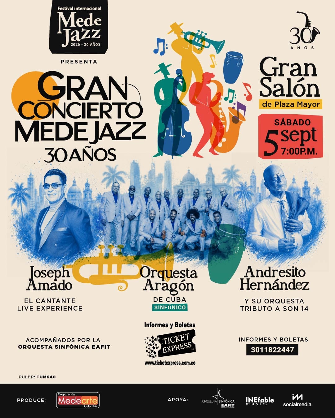 MedeJazz celebra 30 años de jazz y músicas del mundo con invitados de Cuba, Países Bajos y más