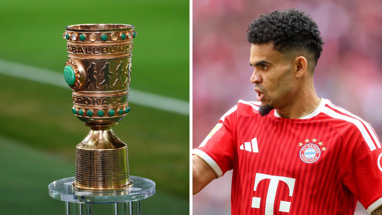 Luis Díaz ve de cerca la posibilidad de alzar la DFB Pokal con Bayern Múnich.