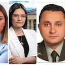 Laura Sarabia, Angie Rodríguez, Óscar Dávila y Gustavo Petro.