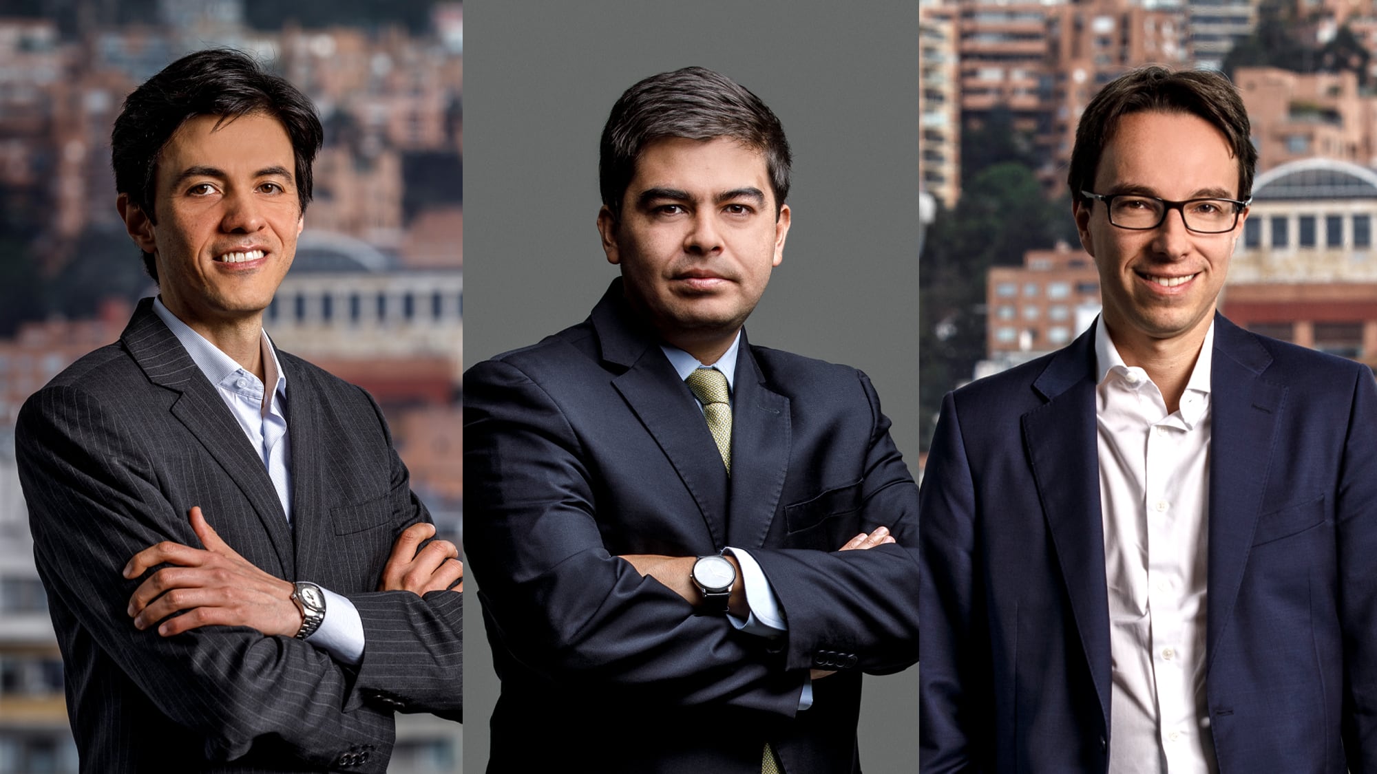 Camilo Pérez, Cesar Pabón, Daniel Velandia