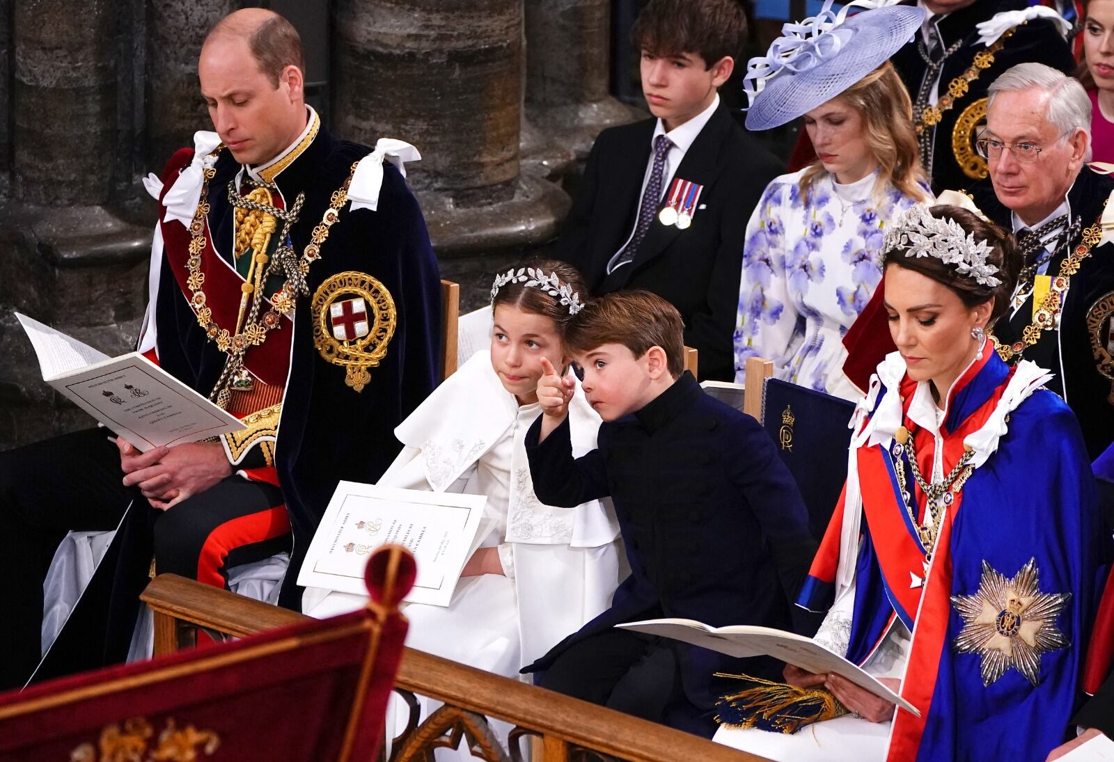 Kate Middleton durante la coronación del rey Carlos III, impecable, como siempre.
