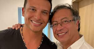 Cayito Dangond y Gustavo Petro