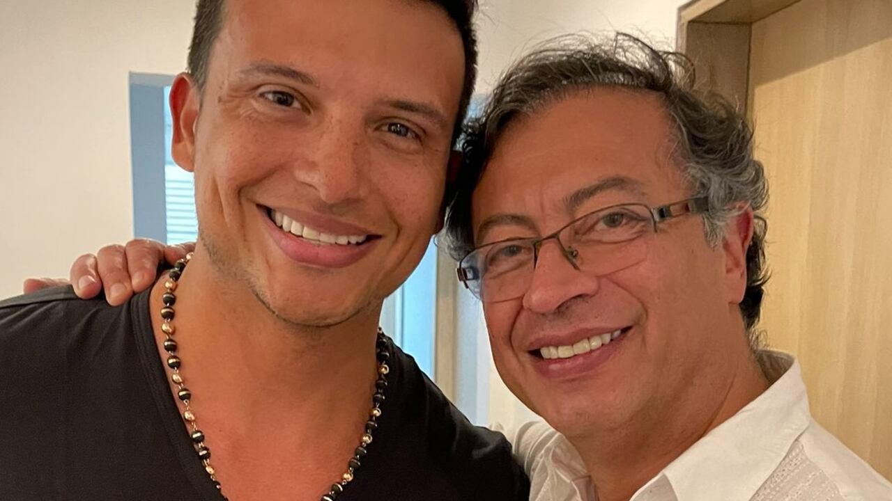 Cayito Dangond y Gustavo Petro