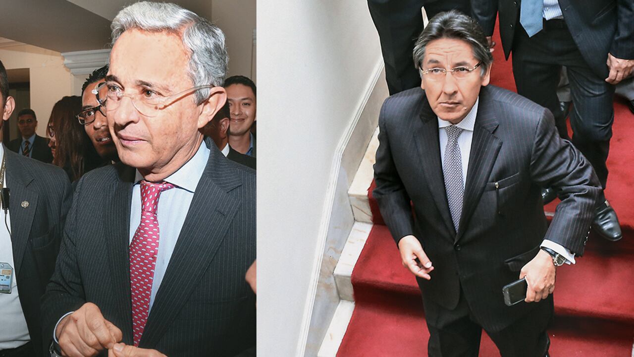 El ministro de la Presidencia, Néstor Humberto Martínez, fue el arquitecto de la reunión con el expresidente Álvaro Uribe, que se llevó a cabo en la oficina de este último, en el Senado.