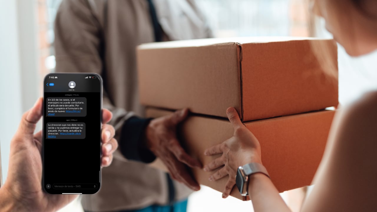 No vaya a caer: así operan los falsos avisos de entrega que circulan por mensaje de texto
