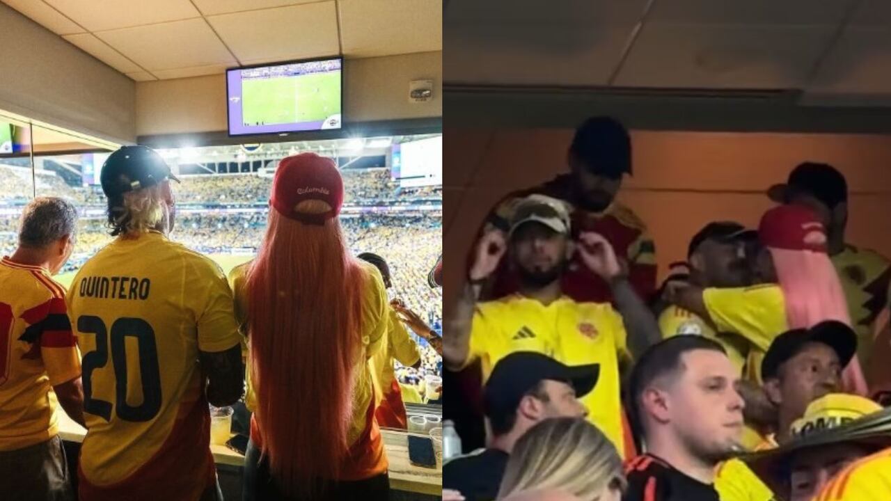 Karol G y Feid estuvieron juntos en la final de la Copa América 2024