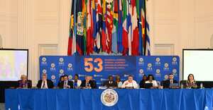 Esto ocurre en el cierre de la Asamblea General de la OEA en Washington