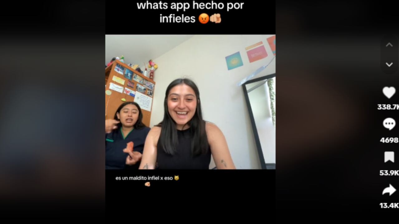 TikToker @marl.mb dice que WhatsApp tiene funciones para infieles