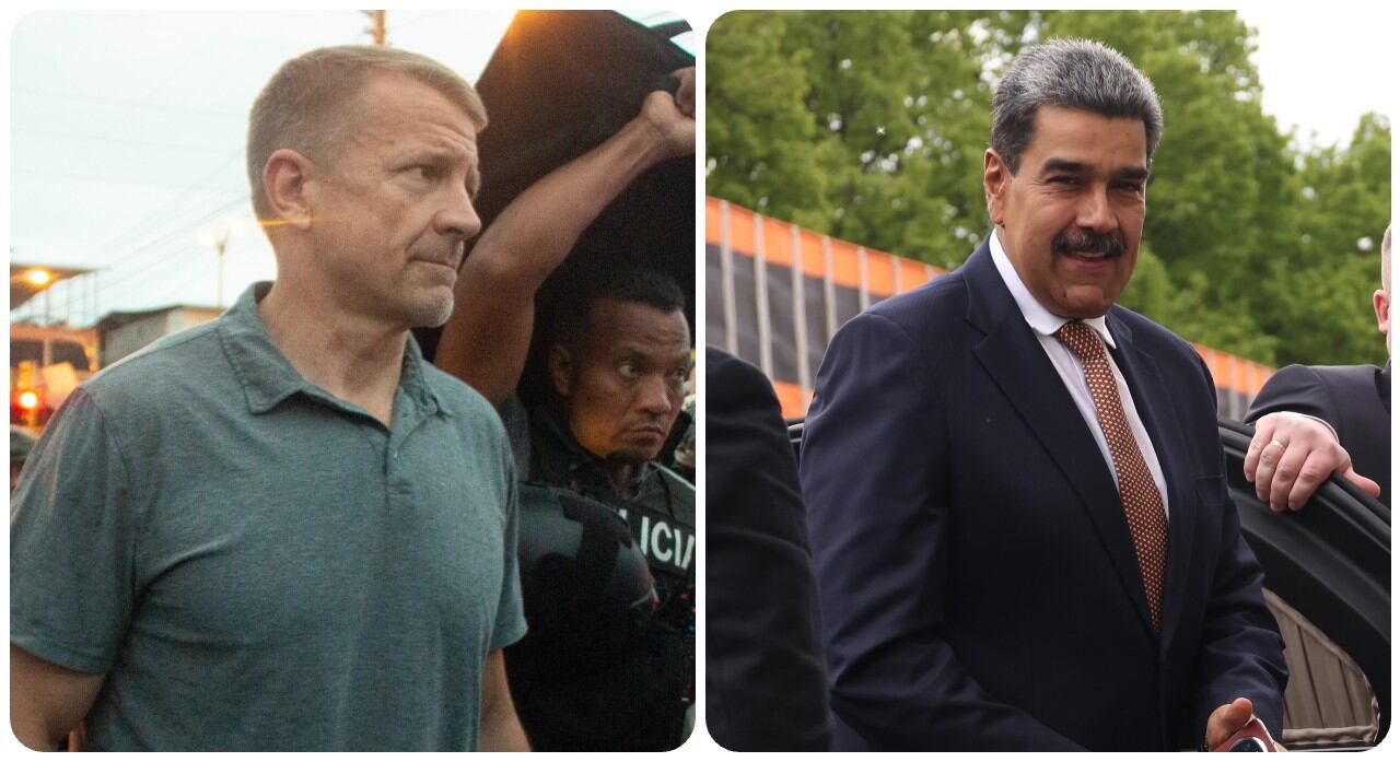 Erik Prince y Nicolás Maduro