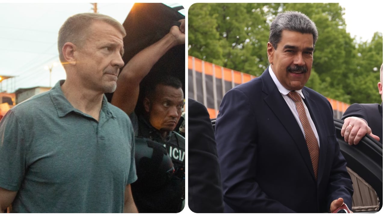 Erik Prince y Nicolás Maduro