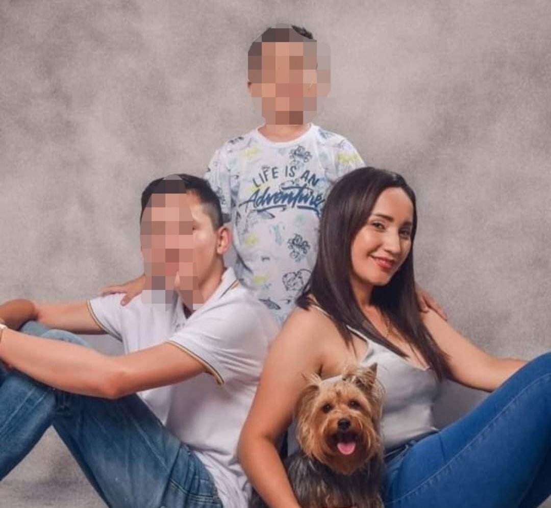 Esta mujer dejó a dos hijos menores.