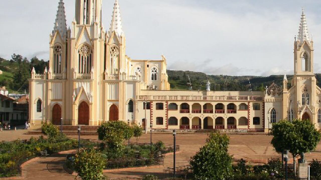 Parroquia Divino Salvador en Toca, Boyacá.