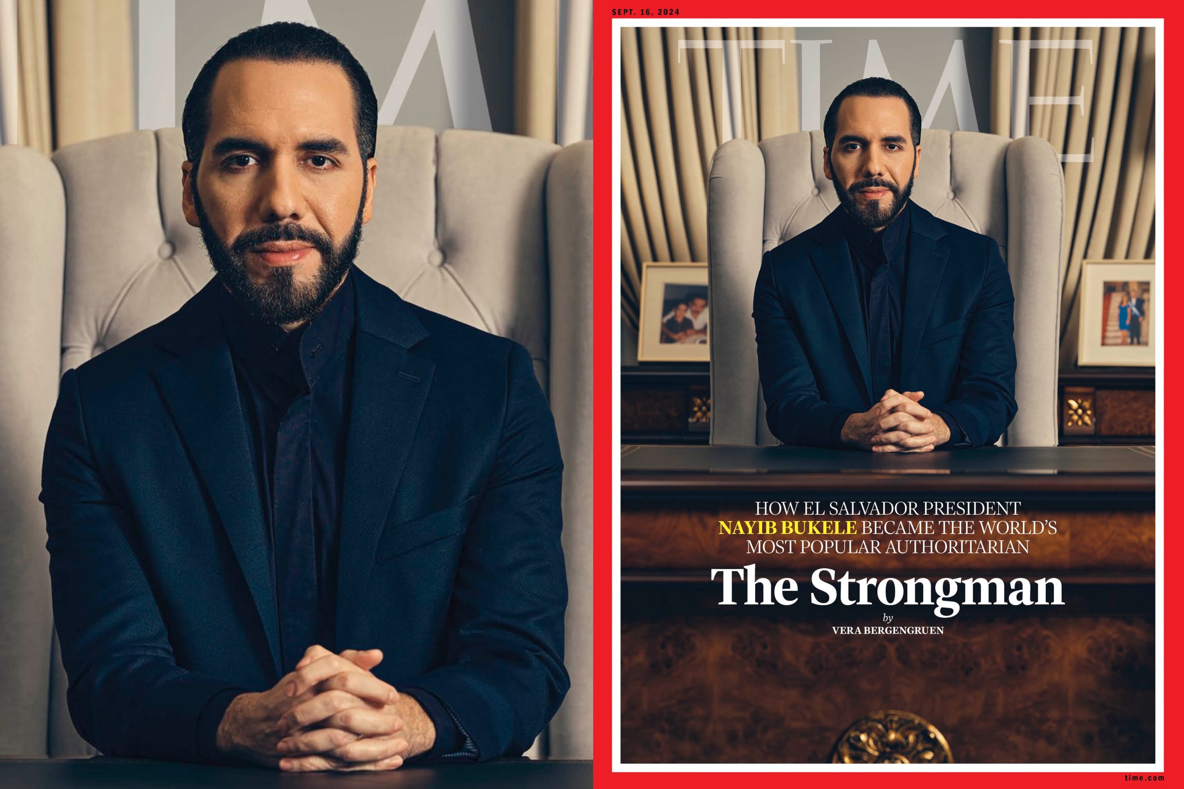 Nayib Bukele, portada de la revista Time