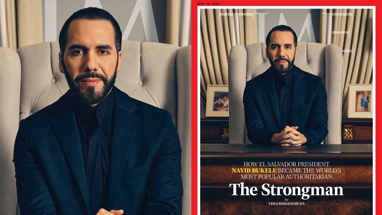Nayib Bukele, portada de la revista 'Time'.