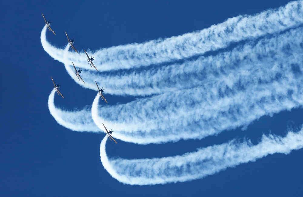 El show de la F-AIR 2017 se dio en el aeropuerto José María Córdova. Foto: Daniel Reina Romero / SEMANA