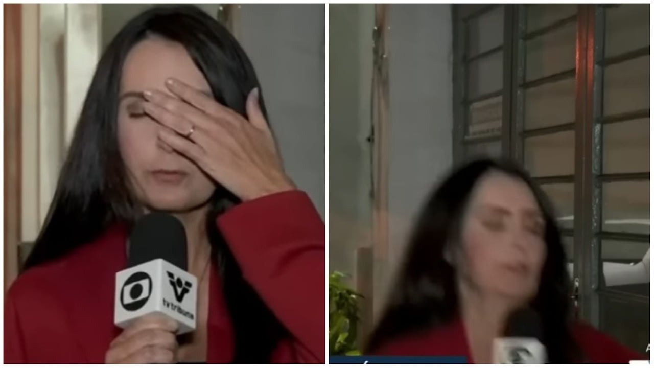 Se trata de Vanessa Medeiro, quien trabaja para TV Tribuna, filial de Rede Globo en Brasil, estaba entregando información de orden público cuando se sintió mal de salud.