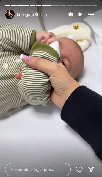 La influencer, La Segura estuvo en urgencias con su hijo Lucca.