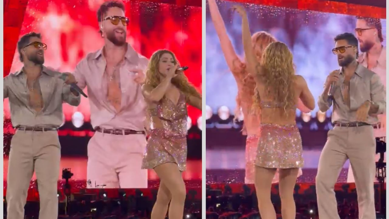 Shakira y Maluma interpretaron juntos Agua