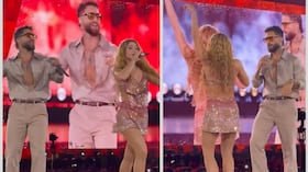 Shakira y Maluma interpretaron juntos Agua