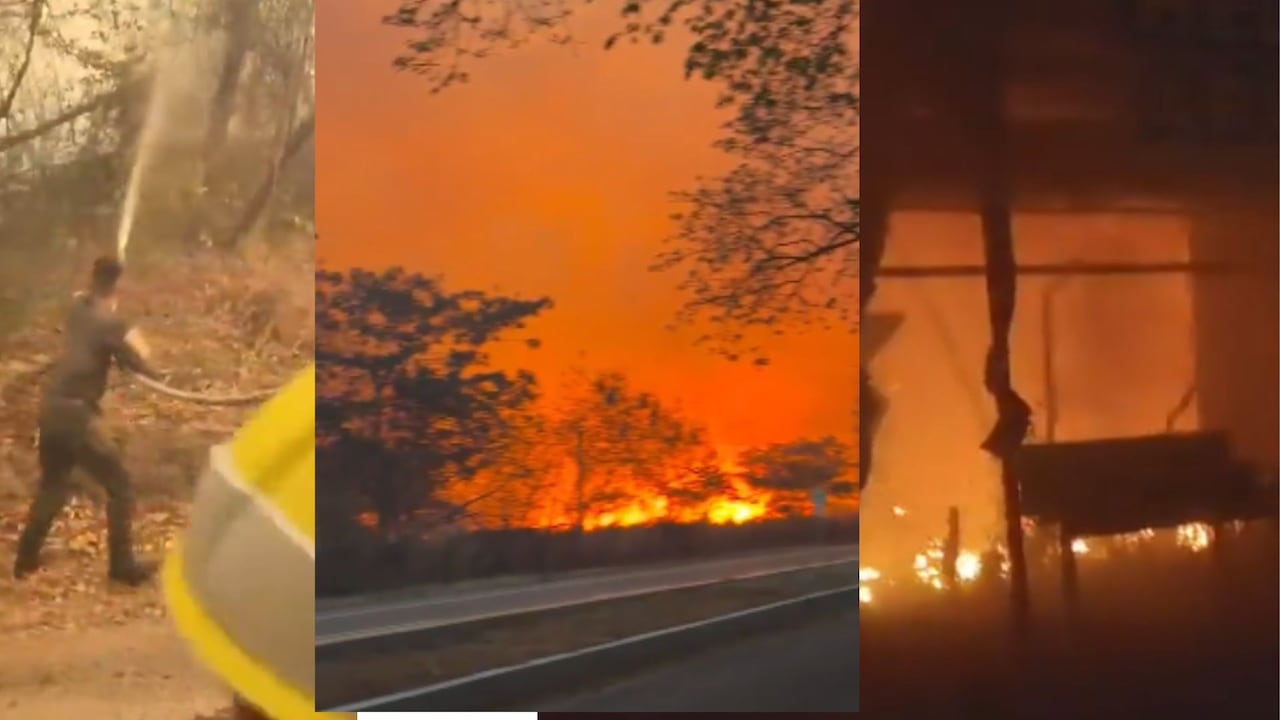 El alcalde de Coello, Santiago Herrera, pidió refuerzos de bomberos, rescatistas y equipos para atender los incendios que continúan activos en el municipio.