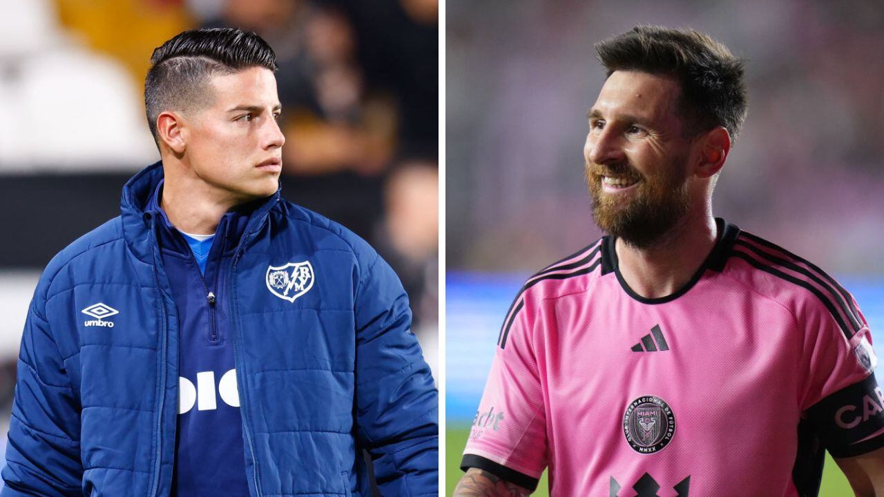 James en el Rayo y Messi con el Inter.