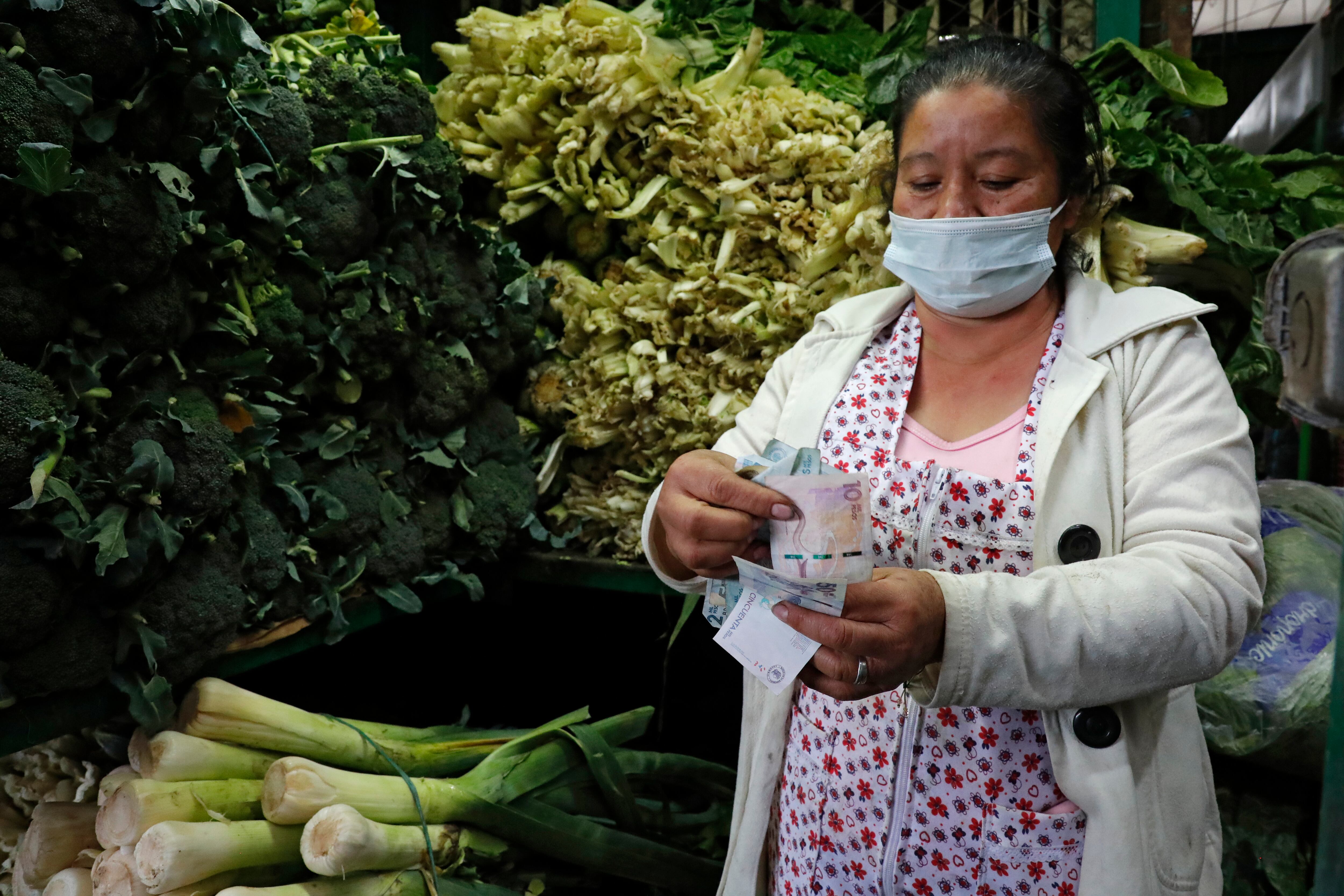 Central de Abastos de Bogotá, venta de verduras y legumbres