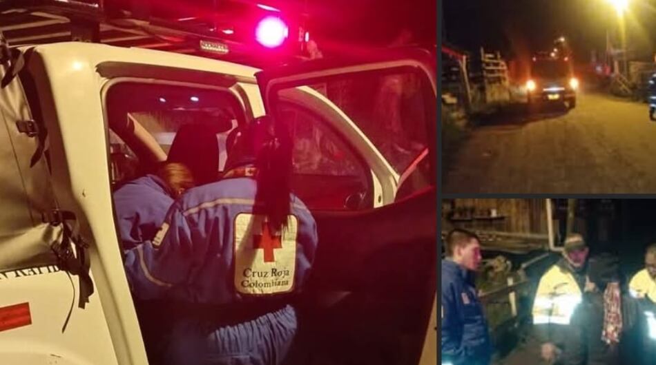 Atención de emergencia en el municipio de Salento, Quindío.