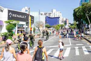 Recreovía la 27, en Bucaramanga.