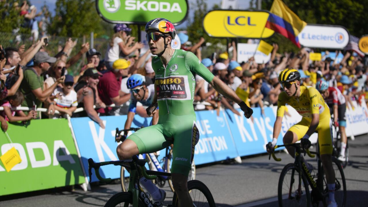 La etapa se definió en un esprint final después de un ascenso.