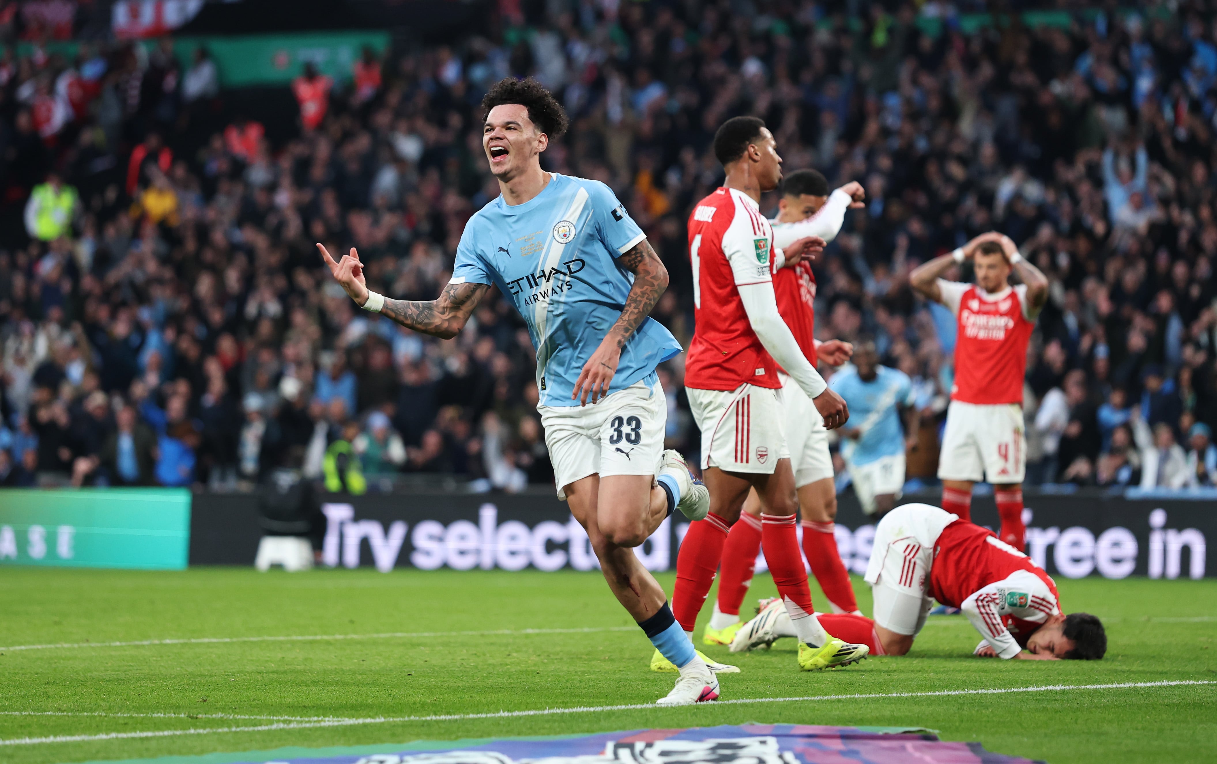Manchester City, campeón de la Carabao Cup 2026 sobre Arsenal.