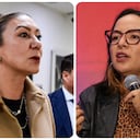 La directora del Instituto Colombiano de Bienestar Familiar, Carolina Restrepo, y la senadora Jennifer Pedraza.