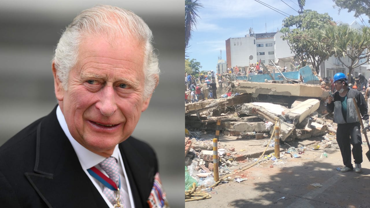 Rey Carlos se solidariza con Colombia tras terremoto.