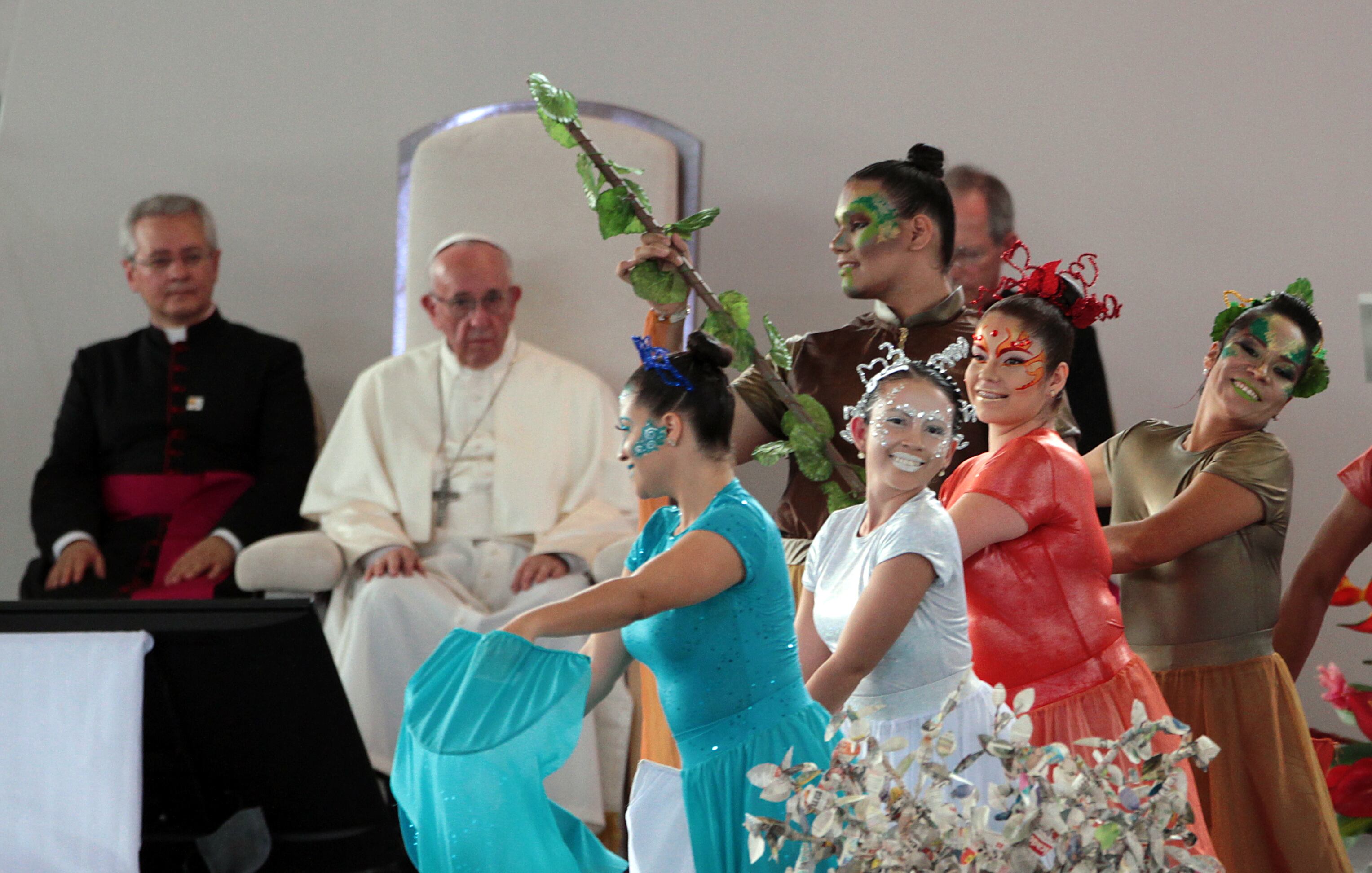 Papa Francisco visita a Colombia