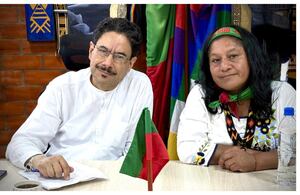 Iván Cepeda elige a Aida Quilcué como su fórmula vicepresidencial.