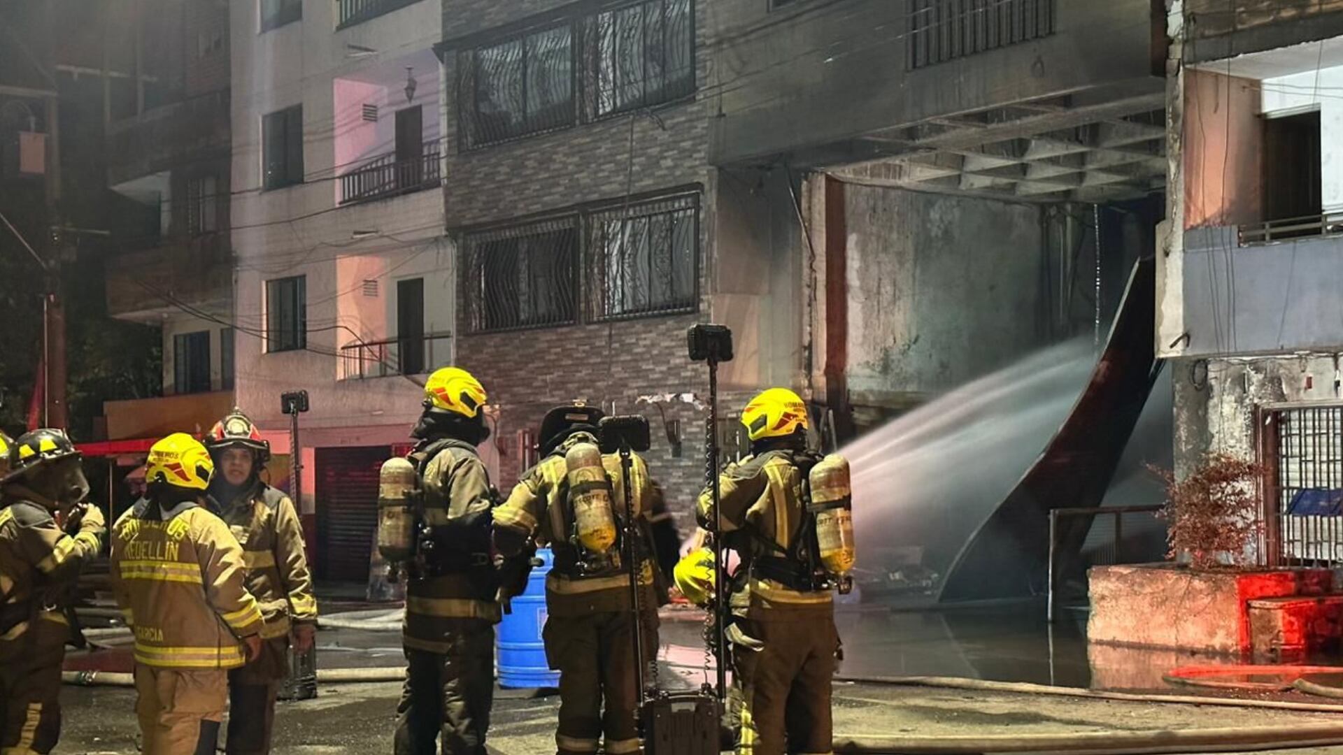 Incendio en Medellín este 15 de agosto.