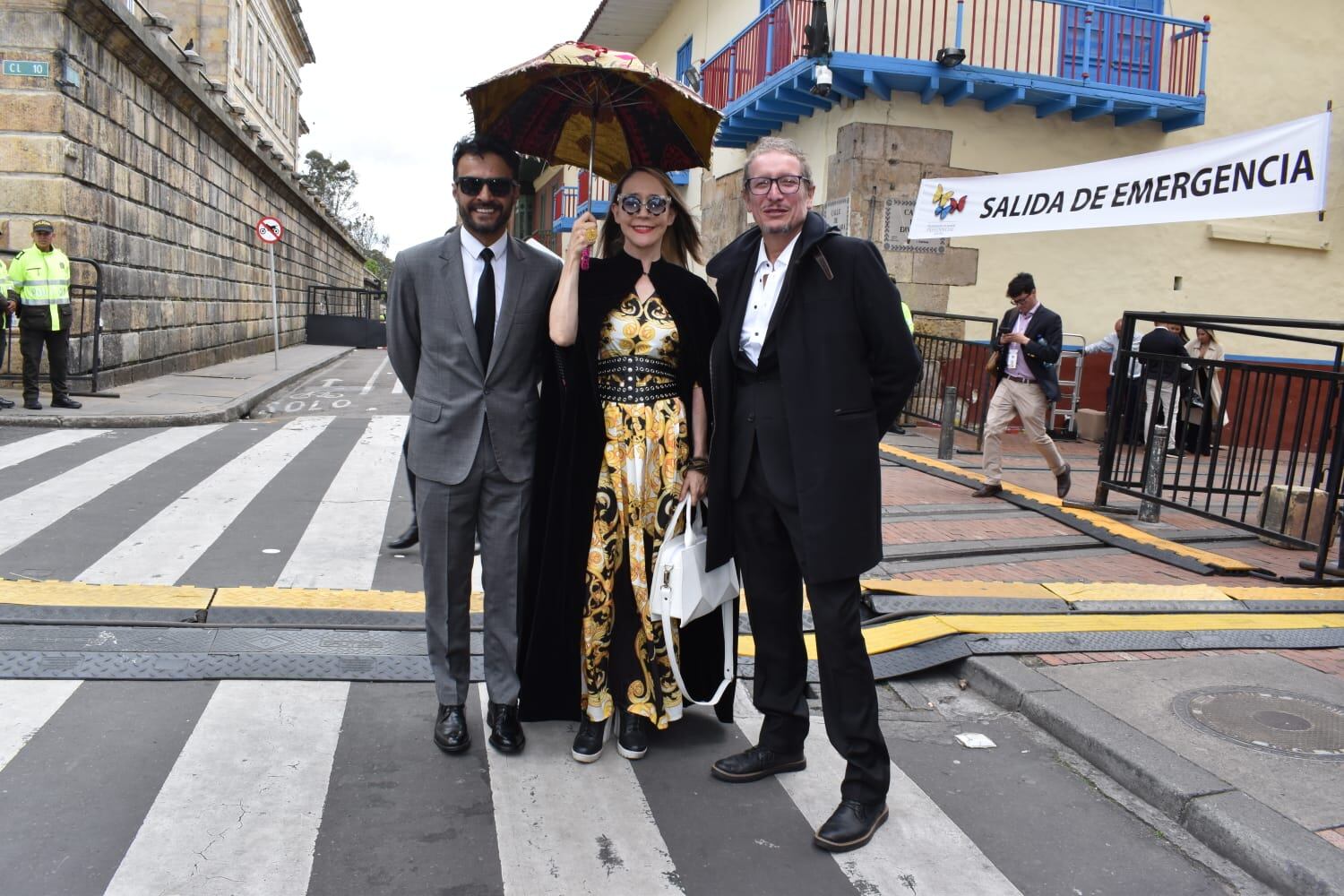 Julian Román, Marcela Valencia y Fabio Rubiano