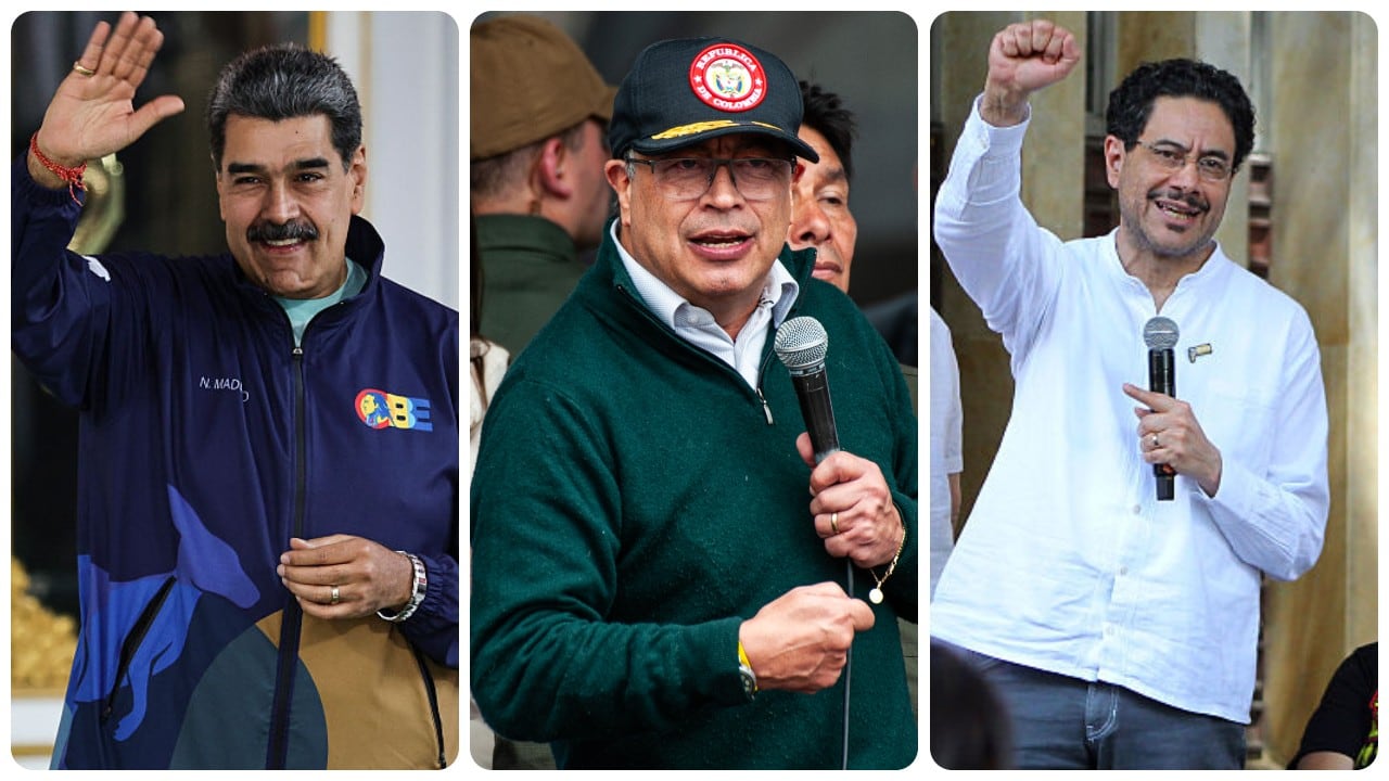 Nicolás Maduro, Gustavo Petro, Iván Cepeda