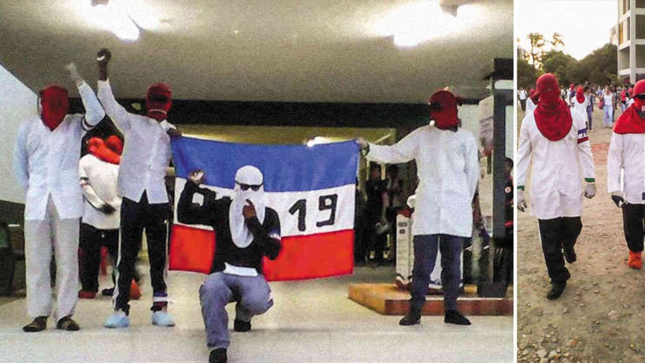 El grupo J-M19 tiene encapuchados infiltrados en varias universidades.